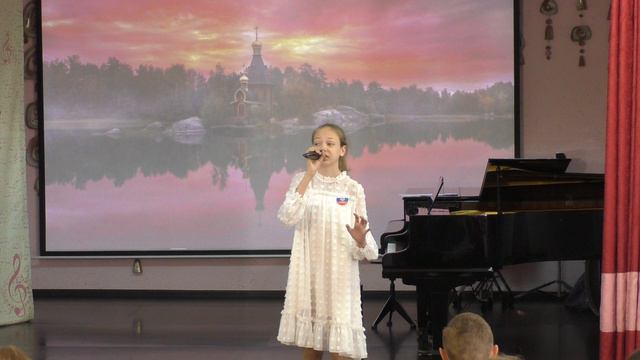 Анастасия Мухина на конкурсе "Я помню, я горжусь!"