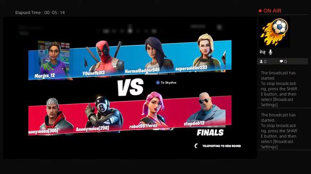 Fat girl playing fortnite knockout LTM