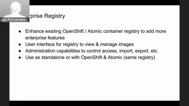 OpenShift Commons Briefing #27: Atomic + OpenShift Road Map Update