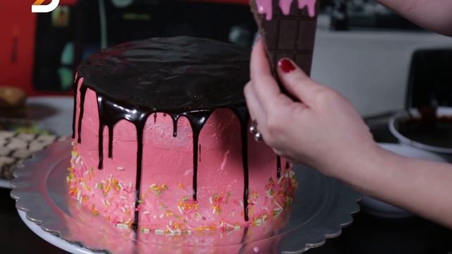 Donut Drip Cake