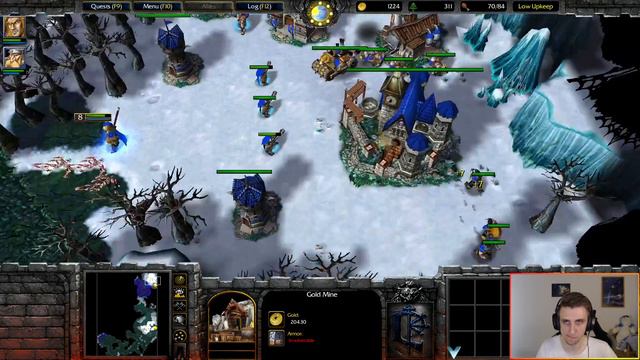 No death / Playthrough || Warcraft 3 ROC: Human Mission 7
