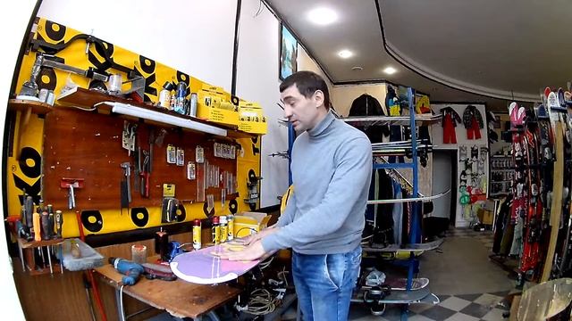 Нанести парафин на сноуборд магазин VeloViva в городе Киев