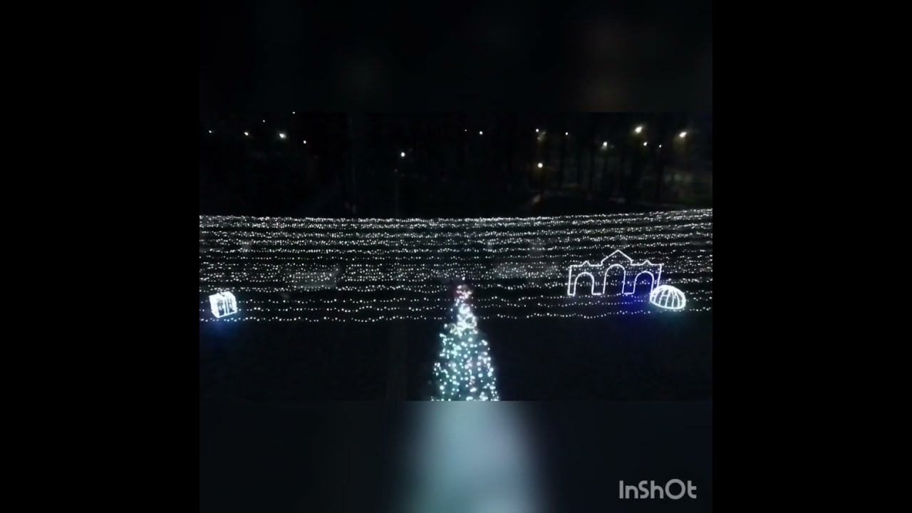 Ст. Васюринская. Новогодняя Ёлочка. Квадрокоптер.