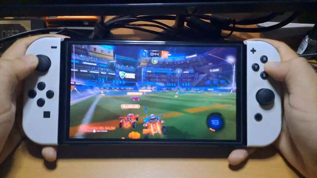 ROCKET LEAGUE en NINTENDO switch OLED gameplay POV en 2023 ¿Vale la pena? #rocketleague #nintendo