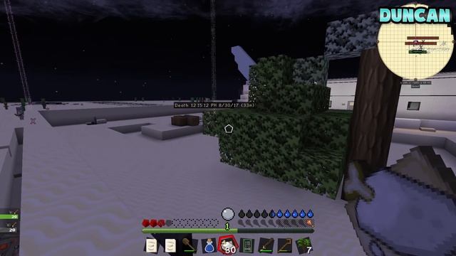 Minecraft - BUILD A WALL - Forever Stranded 3