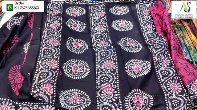 Mulmul Cotton Sarees Rs 499  (Jaipur Soft Cotton With Batik Print)  @ANJANA SAREES  PH:7675855874