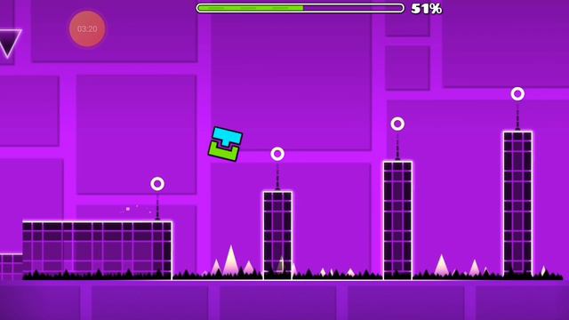 показываю где все 3 монетки в Geometry Dash