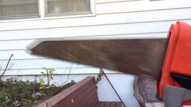 iPhone 6 240fps test. Black and Decker Hand Saw.