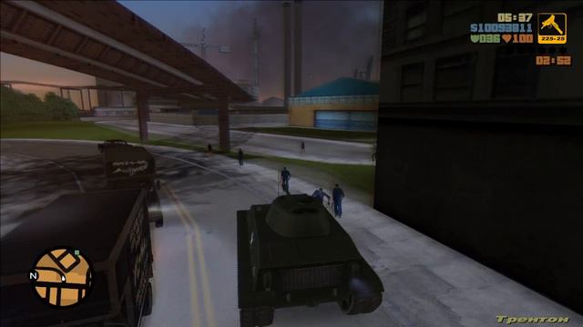 Grand Theft Auto III миссия военного на танке