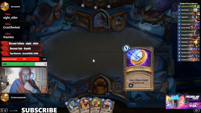 Budget Pirate Warrior - THE BEST BUDGET DECK!! | ScholomanceAcademy | Hearthstone |