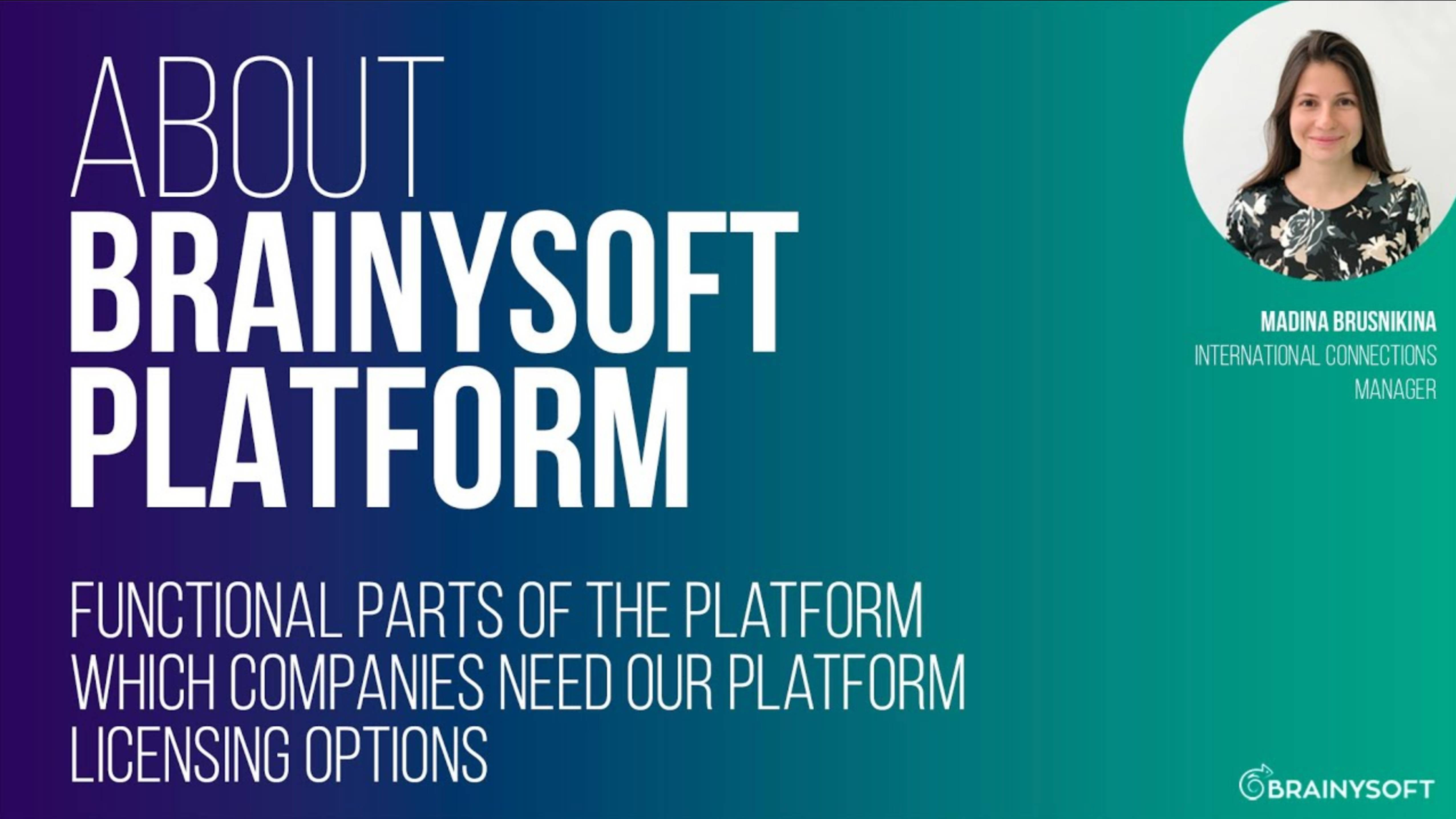 About Brainysoft SaaS Platform