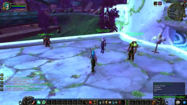 Darnassus Warrior Trainer location - WoW Classic