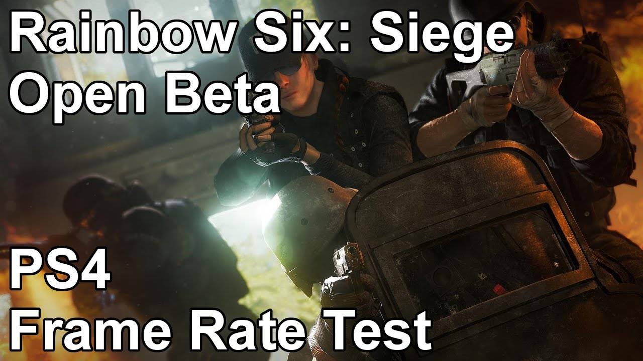 Rainbow Six Siege PS4 Frame Rate Test (Open Beta)