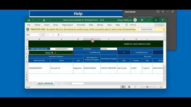 How to Download excel file for New single Sale tax Return Portal | IRIS | Latest updates
