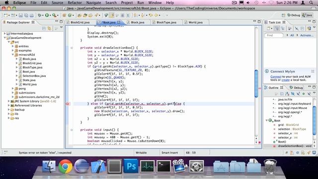 #13 LWJGL More Block Selecting (Minecraft 2D) - LWJGL Tutorials