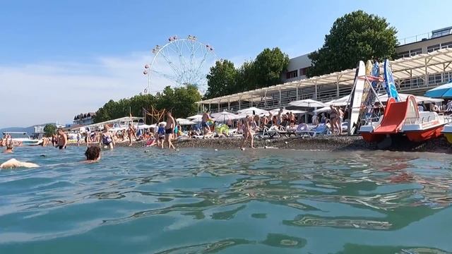 Утро на пляже! 10.07.2022.  ?ЛАЗАРЕВСКОЕ СЕГОДНЯ?СОЧИ.