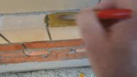 удаление раствора с кирпича