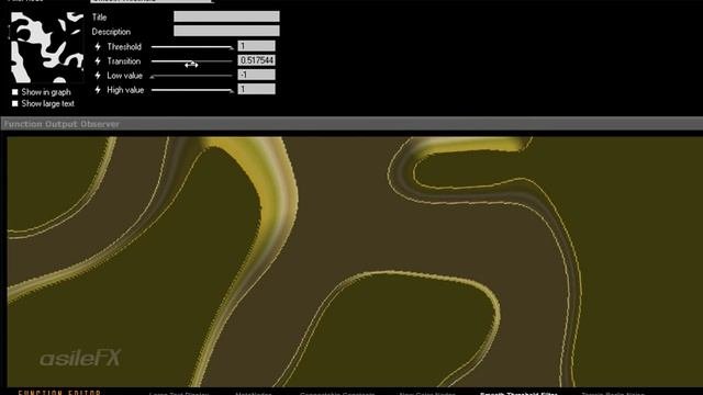 Vue 7 wn  Function Editor - Smooth Threshold Filter