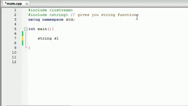 Buckys C++ Programming Tutorials - 71 - string Class and string Functions