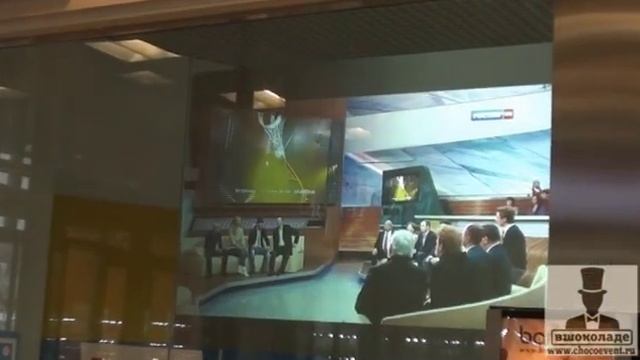 Видеовитрина в ТРК "Коллаж" г. Пенза,офис продаж "Дом Ру"
