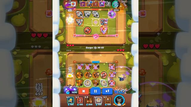 Don't let your guard down.... Critical Gap,1,371% VS 3,995% Gg,Tournament - Rush Royale Unique Vide