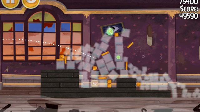 Angry Birds Seasons Haunted Hogs 2-12 Walkthrough 3 Stars
