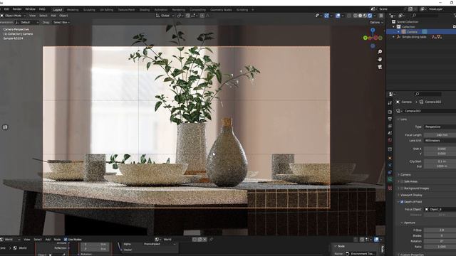 Как настроить камеру в Blender