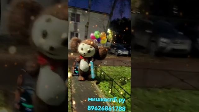 Чебурашка спешит на праздник ?