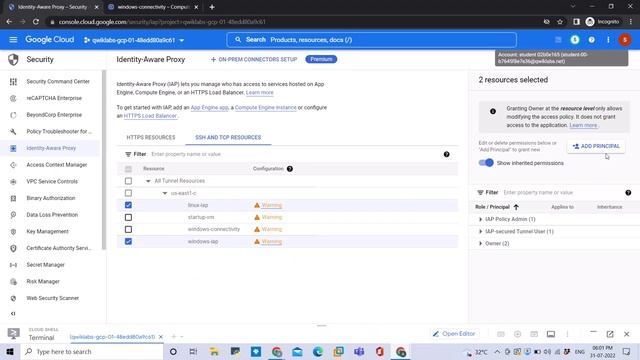 Securing Virtual Machines using BeyondCorp Enterprise (BCE) #gcp #qwiklabs #quests