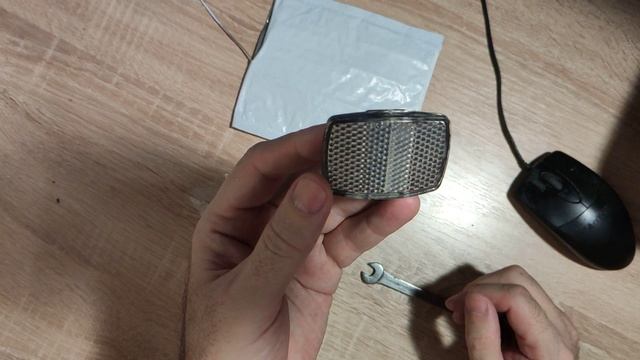 Белый катафот на велосипед. Обзор посылки с алиэспресс