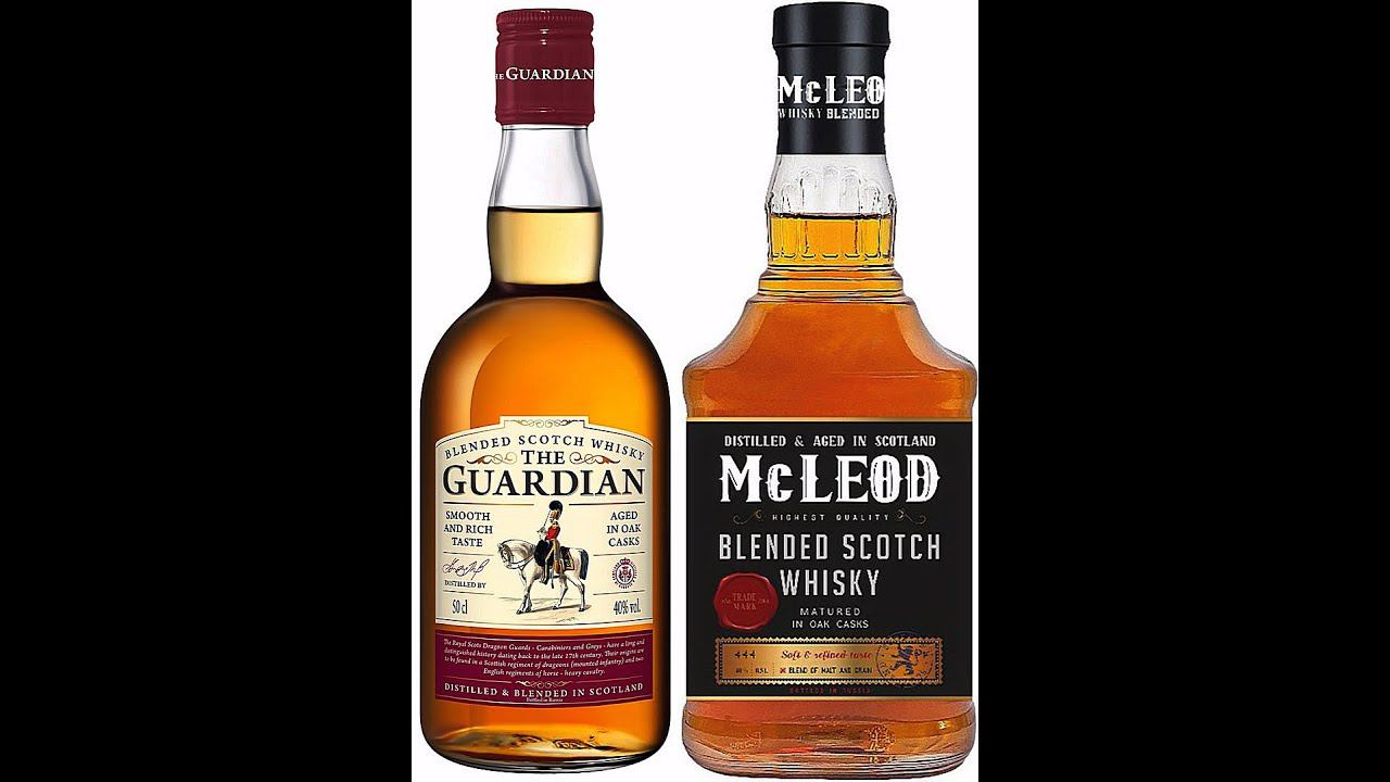 Сравнение Blended  Scotch Whisky The Guardian с Whisky McLEOD.