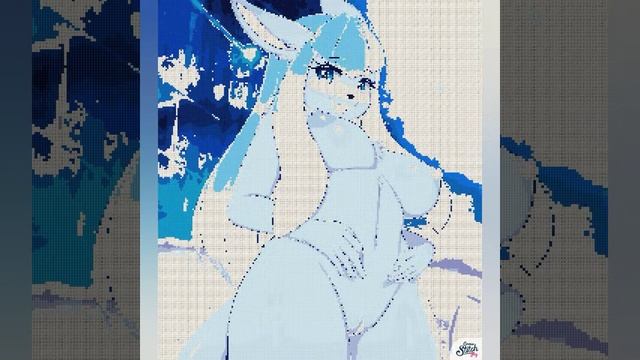 Furry n0318:Drawing the adorable Glaceon Female 5ksubs furryart pokemon