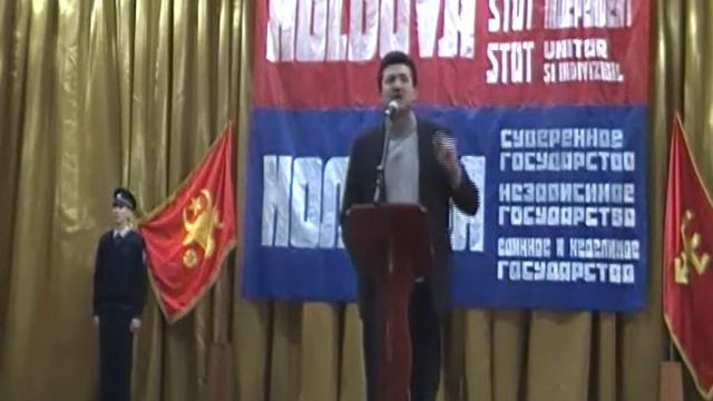Discursul Iurie Muntean la Ziua independentei Moldovei 02 februarie or.Cupcini r.Edinet