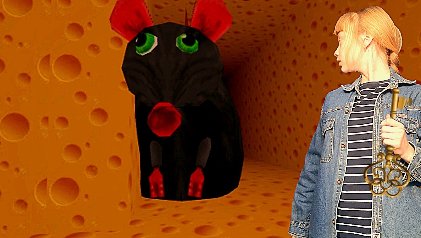 🧀Я почти сбежала из сырного лабиринта в роблоксе🐀
