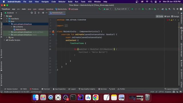 Learn android development in Bangla use Ai & Earn $200/hr  || Current  time show android app