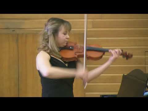 X Международный конкурс скрипачей. Екатерина Толпыго I тур
