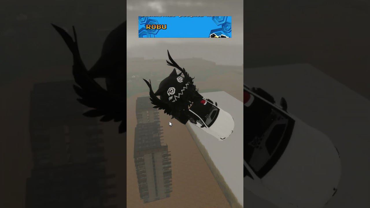 Наша задача была в тот момент не улететь в космос!  #roblox #роблокс #car #shorts