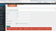 WooCommerce Pin code or Zip code checker - Show delivery date time availability based on postal cod