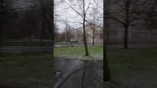 Снег и гроза в начале мая в Петербурге / Пушкин не обманул