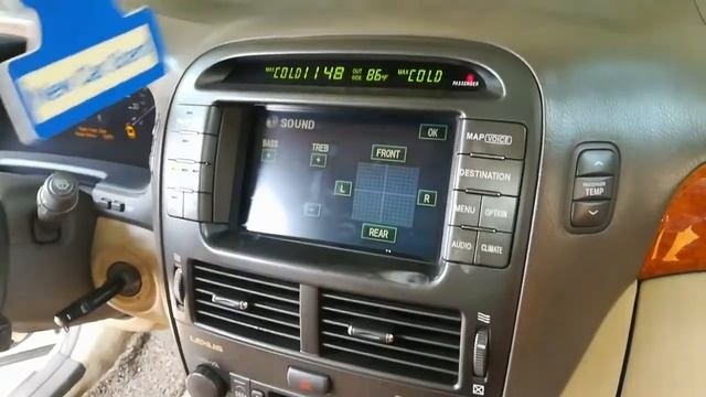 LEXUS LS 430 audio OFF  change New amplifier if it out of services