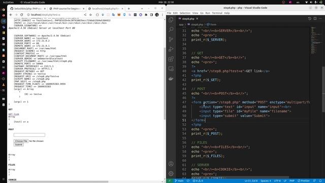 ?Повний PHP курс для початківців в 2023 році. Супер глобальні змінні. Швидкий старт в фріланс