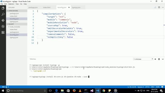 Angular 2 configuration from Scratch #Part2- A