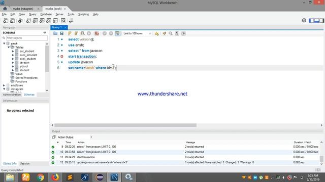 JAVA  SPRING BOOT: Transaction MYSQL