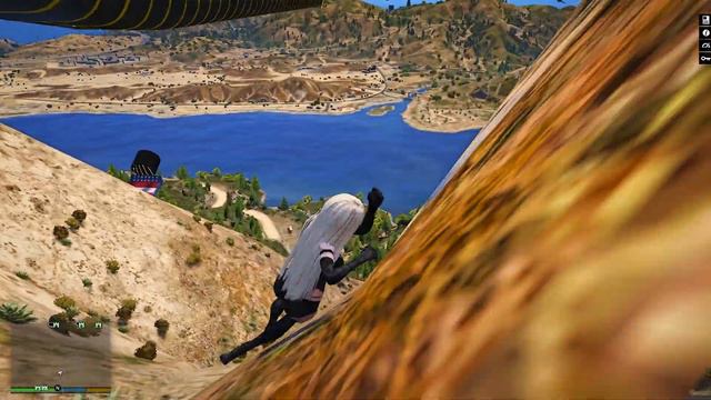 TOP 500 Epic Fail Girl 2B & A2 Nier Automata GTA 5 | Mods | 4 k Graphic | Grand Theft Auto V