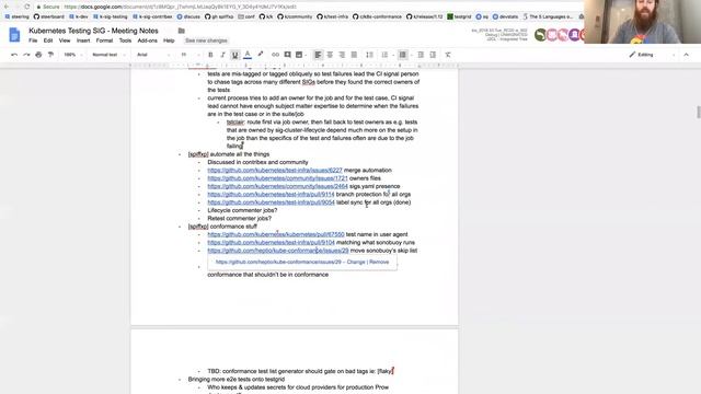 Kubernetes SIG Testing 2018-08-21