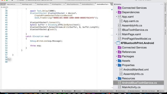 Xamarin Forms Bluetooth Receipt Printing