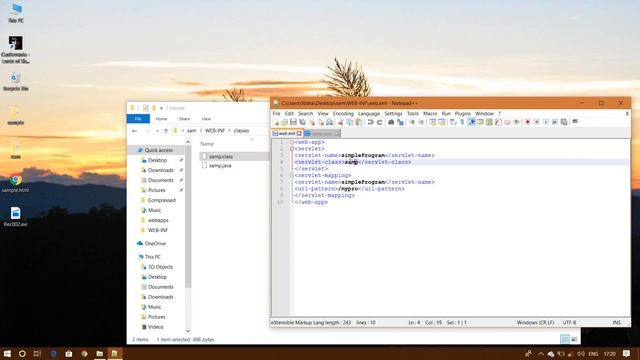 Simple way to run servlet program in java 100% working using notepad and tomcat
