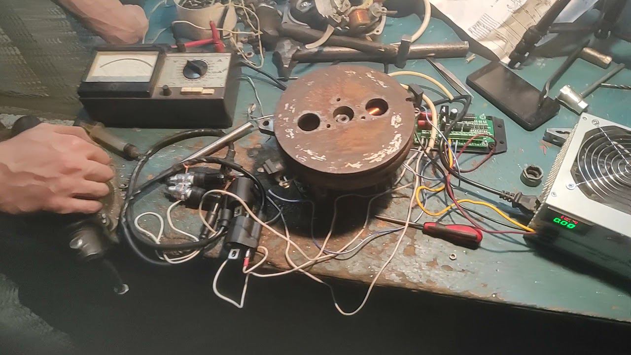 Микропроцессорное зажигаеие, моторный стенд.