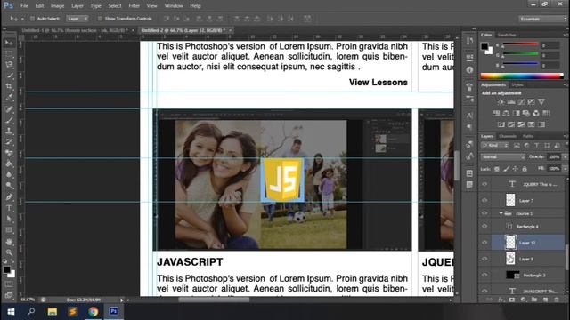 How to Make a Website Mockup in Photoshop ? Webtrickshome