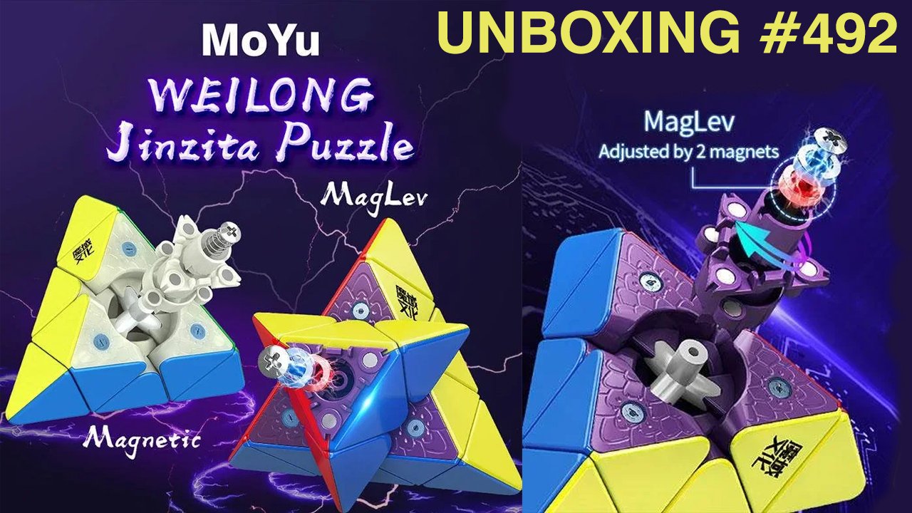 Unboxing №492 Пирамидка Маглев от  Мою | MoYu Weilong Pyraminx Maglev